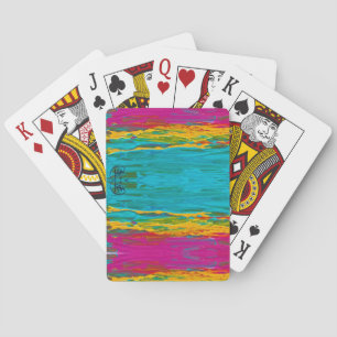 Jeu De Cartes Lever de soleil sur le lac