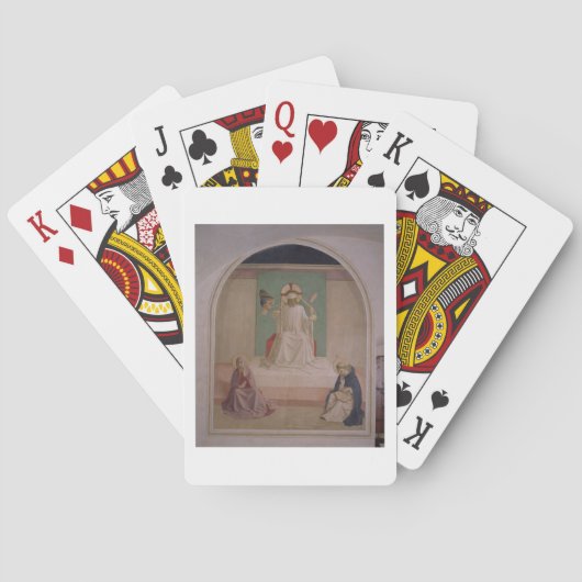 Jeu De Cartes L'évocation du Christ avec la Vierge et Saint Domi (dos)