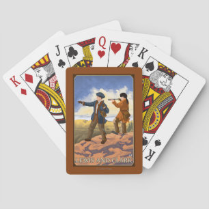 Jeu De Cartes Lewis et Clark explorant l'ouest