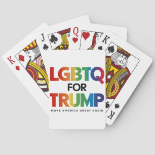 JEU DE CARTES LGBTQ POUR TRUMP GAY LESBIENNE POUR TRUMP 2024 