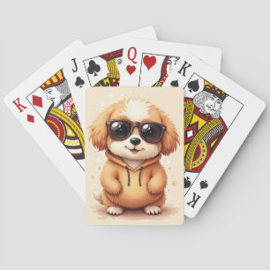 Jeu De Cartes Lhasa Apso mignon Kawaii drôle