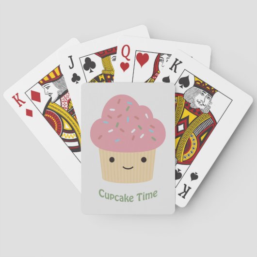 Jeu De Cartes L'heure du gâteau ! Cute Cupcake rose (dos)