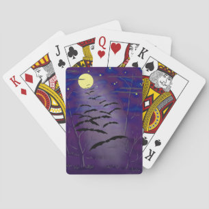 Jeu De Cartes L'heure ensorcelante avec pleine lune et chauves-s