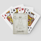 Jeu De Cartes L'homme vitruvien de Léonard de Vinci (dos)
