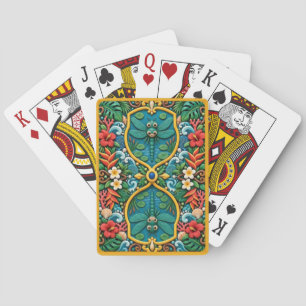 Jeu De Cartes Libellule, Art en argile de bord d'étang