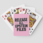 Jeu De Cartes Libérer tous les fichiers Epstein (dos)