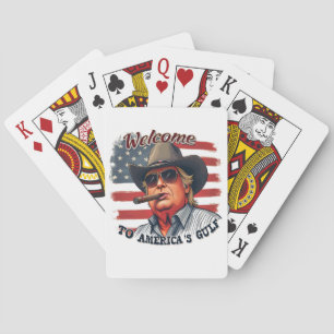 Jeu De Cartes Liberté aux Américains du golfe Américain Trump