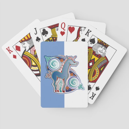Jeu De Cartes Licorne celtique (dos)