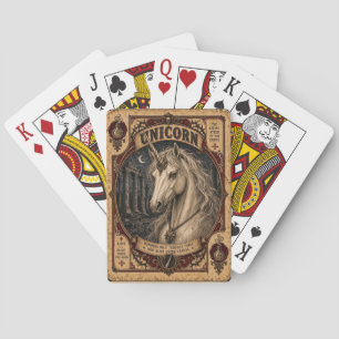 Jeu De Cartes Licorne, Monstres de Cirque Vintage