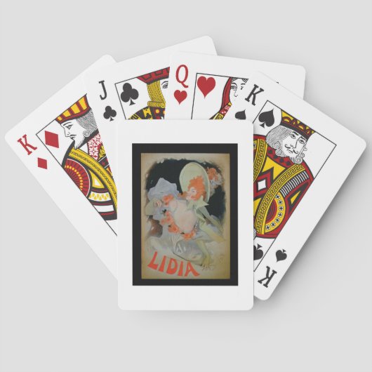 Jeu De Cartes "Lidia", 1895 (litho de couleur) (dos)