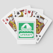 Jeu De Cartes Liferaft Sign Playing Cards (dos)
