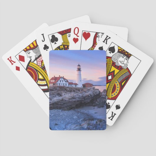 Jeu De Cartes Lighthouses | Cape Elizabeth, Maine (dos)