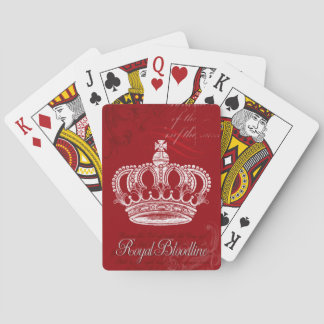 Jeu De Cartes Ligne de sang royale - Rouge