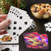 Jeu De Cartes Lignes colorées abstraites (In Situ)