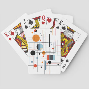 Jeu De Cartes Lignes minimalistes modernes géométriques abstrait
