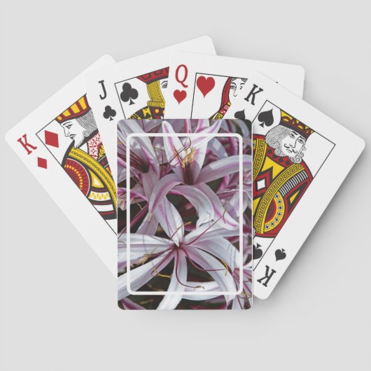 Jeu De Cartes Lilies (dos)