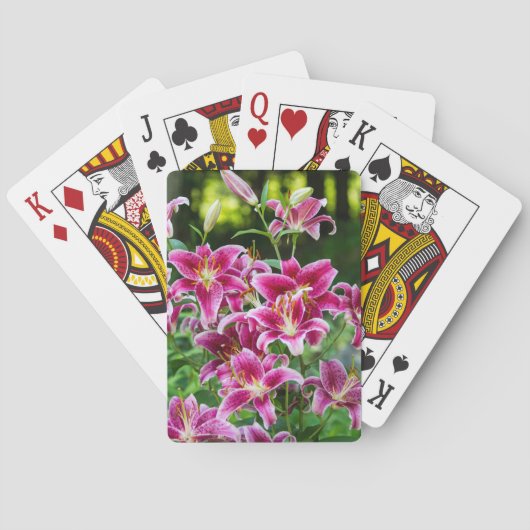 Jeu De Cartes Liliums Stargazer  (dos)