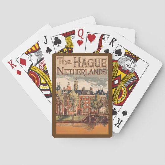 Jeu De Cartes L'illustration de La Haye Pays-Bas (dos)