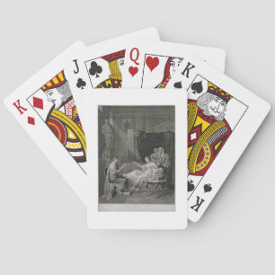 Jeu De Cartes L'interview d'Augustus et de Cléopâtre, gravée