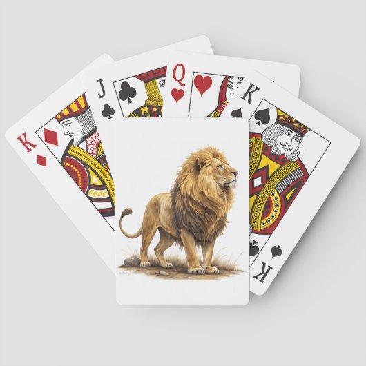 Jeu De Cartes Lion (dos)
