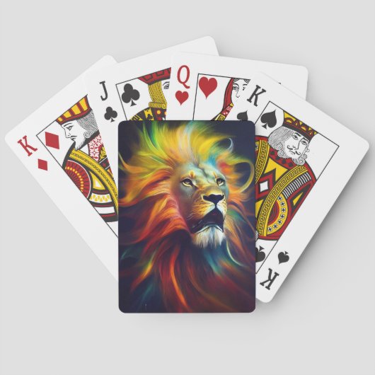 Jeu De Cartes Lion Animal Discovery Aventure Nature Planète (dos)