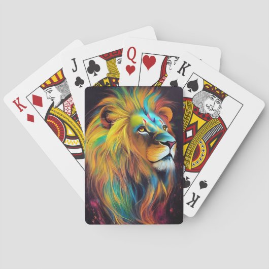 Jeu De Cartes Lion Animal Discovery Aventure Nature Planète (dos)