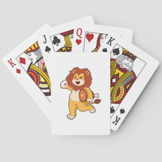 Jeu De Cartes Lion avec viande (dos)