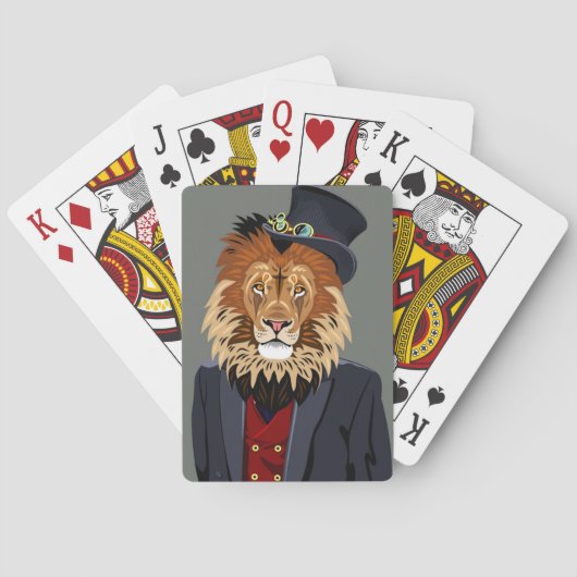 Jeu De Cartes Lion classique (dos)