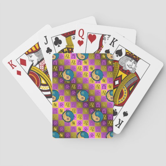 Jeu De Cartes Lion & Coq d'eau (dos)