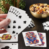 Jeu De Cartes Lion géométrique coloré (In Situ)