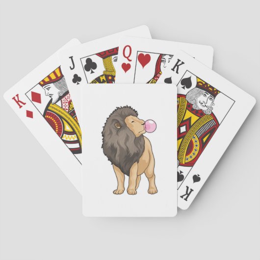 Jeu De Cartes Lion gomme à mâcher (dos)