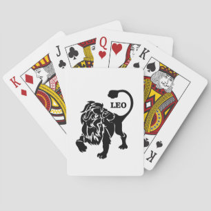 Jeu De Cartes Lion Lion Zodiaque Noir