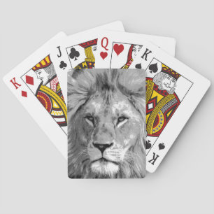 Jeu De Cartes Lion noir blanc