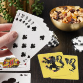 Jeu De Cartes Lion Rampant Sable (In Situ)