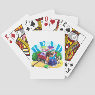 Jeu De Cartes LIRE Livre Wagon Art