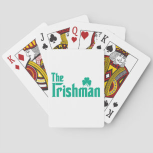 Jeu De Cartes L'Irlandais Jouant aux Cartes