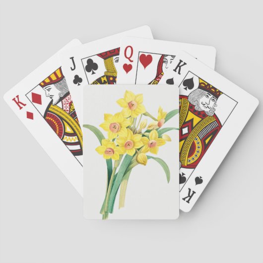 Jeu De Cartes Lis sacré chinois, Pierre-Joseph Redouté, (dos)