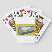 Jeu De Cartes Lit de bronzage Spa Rétro (dos)