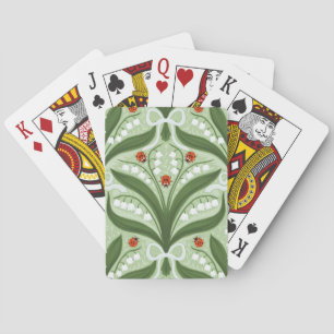 Jeu De Cartes Lit de la vallée et la symétrie des coccinelles en