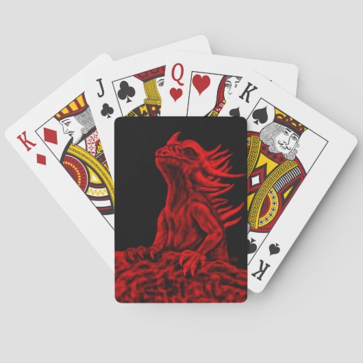 Jeu De Cartes Little red Dragon (dos)