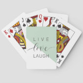 Jeu De Cartes Live Love Lauder Motivation Positive Citation (dos)