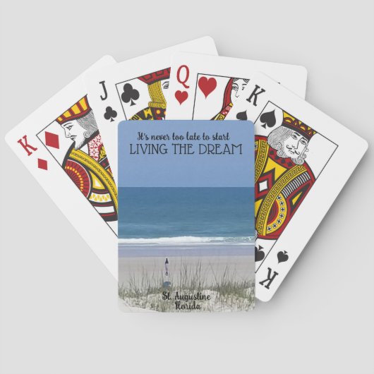 Jeu De Cartes Live the Dream Classic Playing Cards (dos)
