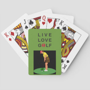 Jeu De Cartes LiveLove golf Playing Cards