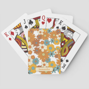 Jeu De Cartes Livre de croquis couleur retro personnalisé