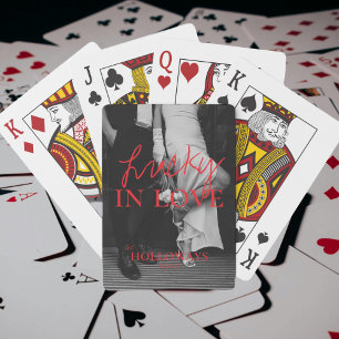 Jeu De Cartes Livre d'invité Mariage personnalisé classique mode