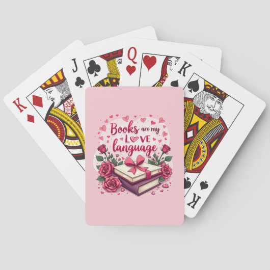 Jeu De Cartes Livre Lover Valentine Romantique Lecture esthétiqu (dos)