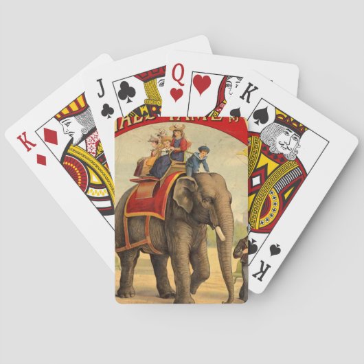 Jeu De Cartes Livre rouge éléphant (dos)