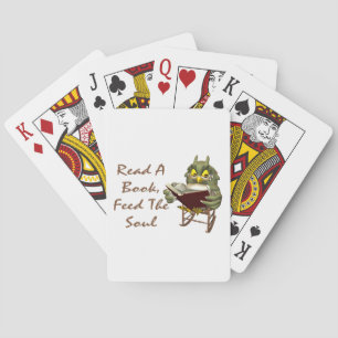 Jeu De Cartes Livres Alimenter Le Chouette Sage Âme