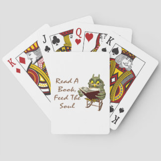 Jeu De Cartes Livres Alimenter Le Chouette Sage Âme