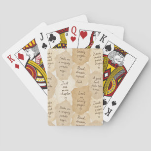 Jeu De Cartes Livres de Crème Inspirants Magie
